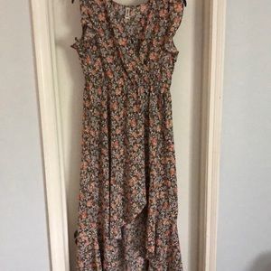 Floral print maxi dress
